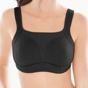 Soma Sport 32D Max Support Underwire Sports Bra Black